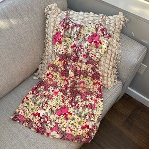 Banana Republic Floral Mini Dress Size Small Petite